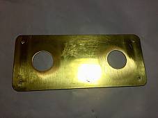 Harley JD & Single Switch Assembly or Dash Plate 1926-28 OEM 4519-26