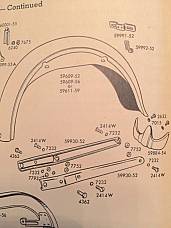 Harley Sportster 59-81 Cad Plated Rear Fender Mounting Kit XLCH XLH Mount