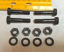 Harley CP-1038 5/16”-24 x 1 3/8” Bolts w/ Nuts & Lock Washers x 4 OEM 4020