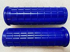 Harley Knucklehead UL WL Blue WPB Plastic Grips 1942-47 OEM# 3310-42E w/ HD Logo