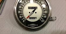 Harley Panhead Shovelhead Servicar Vintage Speedometer Bullseye 1:1 Ratio 68-80