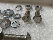 Harley Panhead Windshield Mounting Bracket Hardware Kit CP Bolts 1949-59 USA