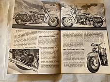 Harley Enthusiast Sept 1950 Model Intro For 1951 Models Panhead WL Servi Hummer