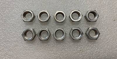 Harley JD VL DL RL 5/1624 x 7/16 Hex Nut Cadmium OEM# 0112 QTY. 10 USA