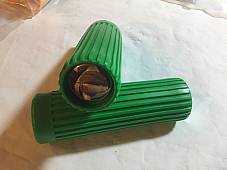 Harley Panhead Sportster XL Ranger Pacer Topper Ribbed Grips 1962-64 Green