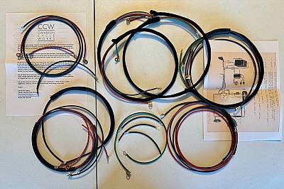 Harley UL 193940 Premium Wiring Harness Kit W/ Correct Terminals Cotton Loom