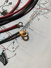 Harley UL 1939-40 Premium Wiring Harness Kit W/ Correct Terminals Cotton Loom
