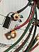 Harley UL 193940 Premium Wiring Harness Kit W/ Correct Terminals Cotton Loom