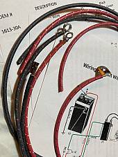 Harley UL 1939-40 Premium Wiring Harness Kit W/ Correct Terminals Cotton Loom