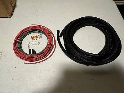 Harley 194854  Sidecar Wiring Harness Correct Terminals Asphalt Loom