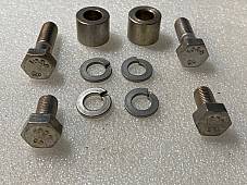 Harley Panhead Shovelhead Spot Light Lamp Bracket Mount Kit CP Bolts 1949-59 US