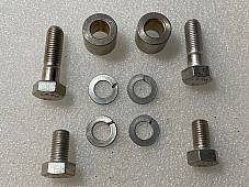 Harley Panhead Shovelhead Spot Light Lamp Bracket Mount Kit CP Bolts 1949-59 US