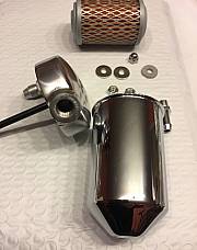 Harley Oil Filter Kit Panhead 1948 & 49 Rigid Tank Mount Cannister OEM# 63800-48