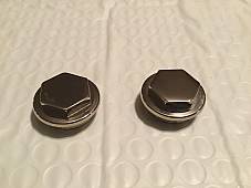 Harley JD F Single Sport Twin Handlebar End Nuts 1910-30 OEM# 3330-10 USA