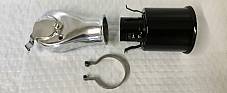 Harley JD DL RL VL Schebler Linkert Carburetor Air Cleaner & Clamp #1401-28