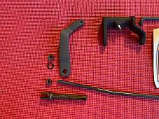 Harley 1939-52 WL WLA WLC Rear Brake Pedal, Strap, & Linkage Kit