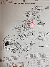 Harley Sidecar Brake End Cross Shaft Lever 1939-57 OEM# 6179-39; 87674-39 USA