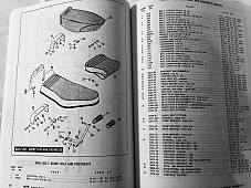 Harley Parts Manual Catalog Book 1954 to 1966 K-Model & Sportster KH KHK XLCH XL