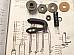 Harley 45 WLA WLC WL Servi Parkerized Steering Damper Rebuild Parts Kit 3757