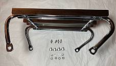 Harley 53403-52 Panhead Rigid Frame 3 Channel Luggage Rack & Mount Kit 1949-57