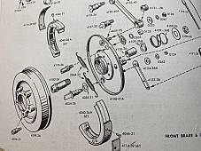 Harley Front Brake Cam Kit 1936-57 UL Knucklehead Servicar 4054-36 44265-36 Euro