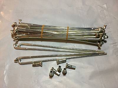 Harley Knucklehead UL WL 18 CADMIUM PLATED Star Hub Spokes OEM# 394336 Euro