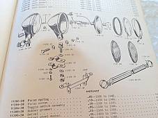 Harley Knucklehead Deluxe Spot Lamp Bar Guide S-H2 Panhead Springer Chrome 46-57