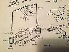 Harley 13341-36 Knucklehead UL Buddy Seat Spring Yoke Hook 1936-46 W/ Screws USA