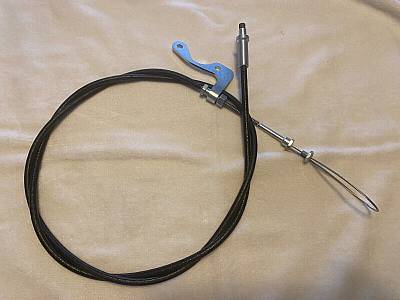 Harley 255541N  WLC WL Servicar Cloth Hand Clutch Coil Cable 194245 Euro