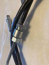 Harley 2555-41N  WLC WL Servicar Cloth Hand Clutch Coil Cable 1942-45 Euro