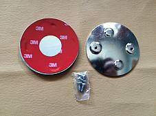 Harley Panhead FL FLH XL 57 58 Gas Tank Emblem Adhesive Mount Kit Flat Side Tank
