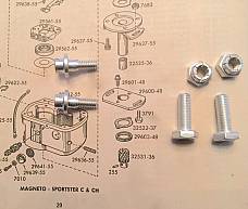 Harley 29601-48 Magneto Mounting Screws & Bolt Kit WR KR XLCH 48-62