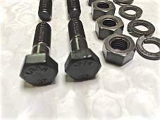 Harley CP-1038 5/16”-24 x 1 1/8” Bolts w/ Nuts & Lock Washers x 4 OEM 4012