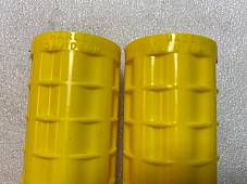 Harley Knucklehead UL WL Yellow WPB Plastic Grips 1942-47 OEM# 3310-42D HD Logo