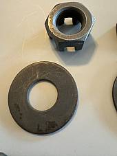 Harley 1937-1959 Servicar Axle Nut & Washer Kit 7947 7267-32 7266-37A 83975-32
