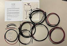 Harley 1946 WL Premium Wiring Harness Kit Correct Terminals Cotton Woven Loom