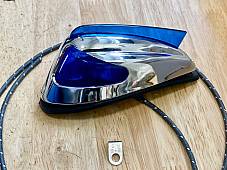 Harley 1949-57 Panhead Flash Gordon For  Hummer Front Fender Lamp Blue 68450-49