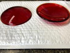 Harley  68662-38 Guide S-H2 Red Spot Lamp Lenses Knucklehead Panhead 1938-61