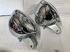 Harley  68662-38 Guide S-H2 Red Spot Lamp Lenses Knucklehead Panhead 1938-61