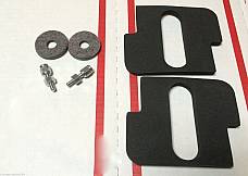 Harley 6 Volt Battery Pad & Terminal Kit JD VL Knucklehead Panhead WLA Hummer