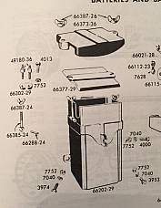 Harley CP-1035 W WL WLA WLC Rear Fender Mounting Hardware Kit 1942-48 Mount