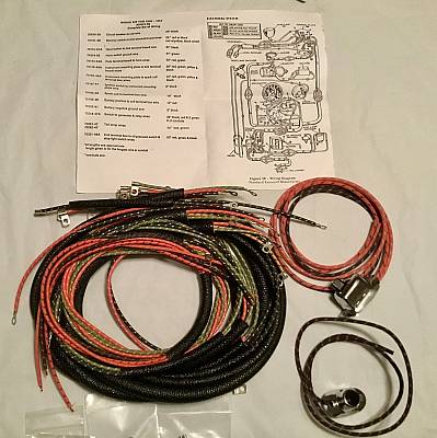 Harley 7032148 Complete Panhead 194953 Wiring Harness W/ Wired Switches USA