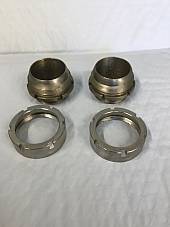 Harley JD Exhaust Nipple & Nut Kit OEM# 1012-25, 1014-21 1925-29 USA Made