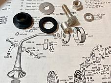 Harley K Model Sportster Bugle Trumpet Horn Rubber Mount Kit 52-64 OEM# 69051-54