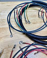 Harley 1931-1934 C Single Pea Shooter Wiring Harness Wire Kit