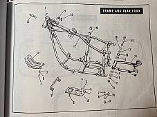 Harley 34747-65 Panhead Shovelhead Transmission Bolt Lock Plate Strip 1965-77