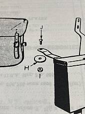 Harley NOS OEM 11206-42 WLA WLC XA Ammo Box & Gun Rack Fender Mount Kit WWII