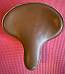 Harley Knucklehead VL WL Panhead Tan Solo Saddle Seat Nickel Rivets Vented