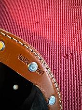 Harley Knucklehead VL WL Panhead Tan Solo Saddle Seat Nickel Rivets Vented