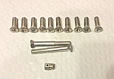 Harley Panhead Transmission Shifter Top Cover Screws & Vent 34720-56 1956-64